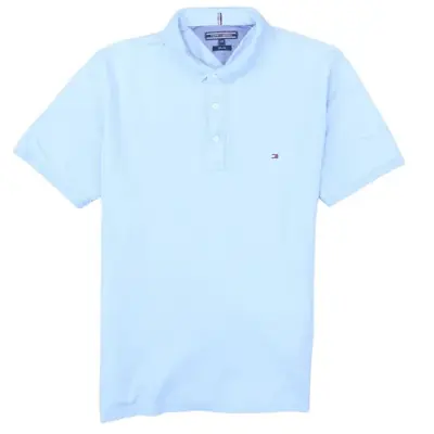 Tommy Hilfiger Blue Polo Shirt XXL - 00s Y2K