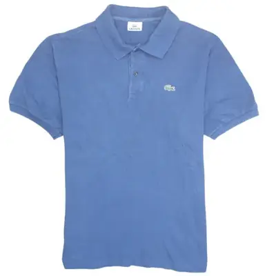 Lacoste Blue Polo Shirt Men's XLarge Embroidered Croc Logo Short Sleev