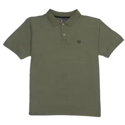 Chaps Olive Green Polo Shirt Men's XLarge Embroidered Chest Logo Short