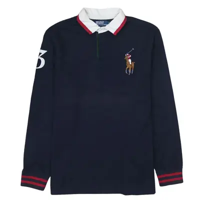 Ralph Lauren 90's Navy Blue XL Vintage Polo Shirt
