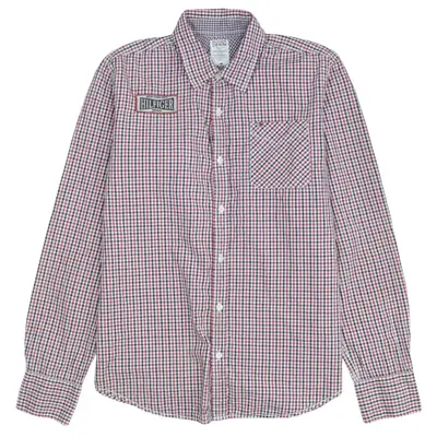 Tommy Hilfiger Vintage Red 90's Large Long Sleeve Button Up Shirt