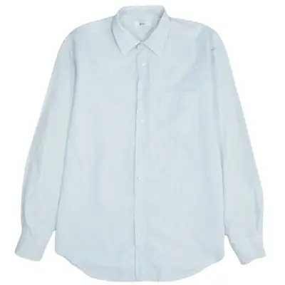 Vintage HUGO BOSS 90's Blue Long Sleeve Button Up Shirt Large