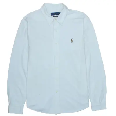 Vintage Polo Ralph Lauren 90's XL White Long Sleeve Button-Up Shirt