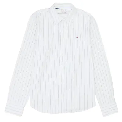 Tommy Hilfiger 90's Vintage Long Sleeve Button Shirt Large White Women
