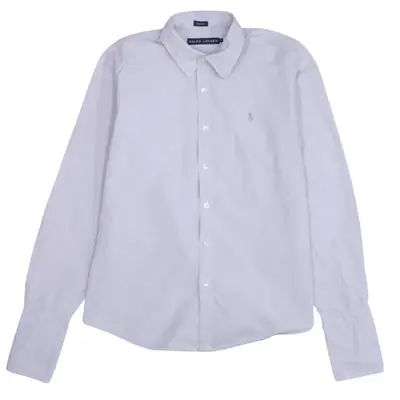 Vintage Polo Ralph Lauren 90's Purple Long Sleeve Button Up Shirt XSma