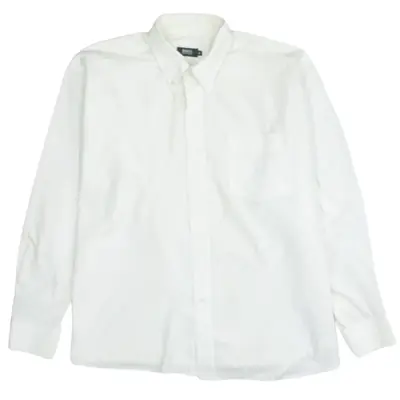 HUGO BOSS Vintage 90s Long Sleeve Button Up Shirt XL White