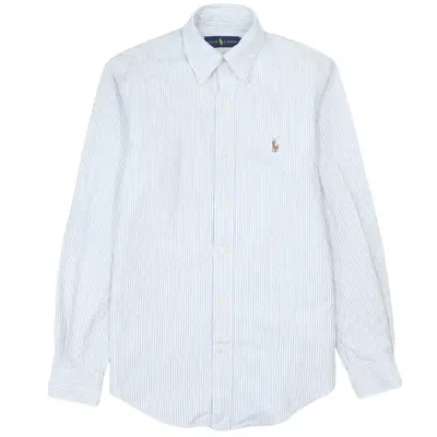 Polo Ralph Lauren 90's XSmall White Long Sleeve Button Up Shirt