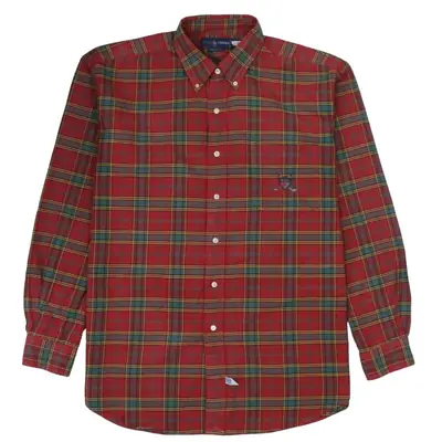 Vintage Polo Ralph Lauren 90's Red XLarge Long Sleeve Shirt