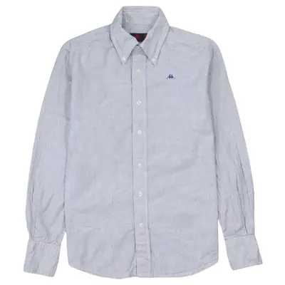 Kappa 90's Vintage Blue Long Sleeve Button Up Shirt XSmall