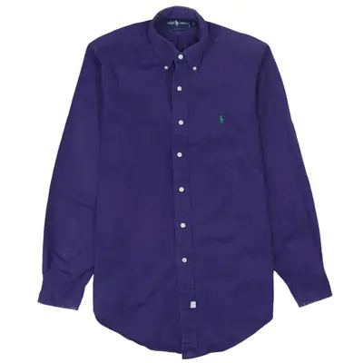 Polo Ralph Lauren 90's Vintage Medium Purple Long Sleeve Shirt