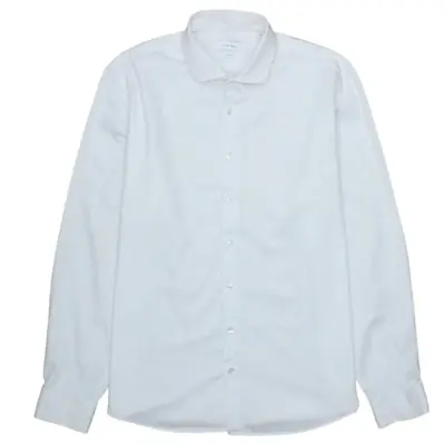 Calvin Klein Vintage 90's Long Sleeve Button Up Shirt Large White