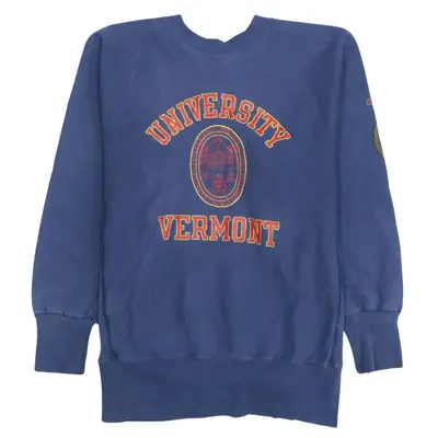 Vintage Champion 90's University Vermont Crew Neck Sweatshirt Large Bl