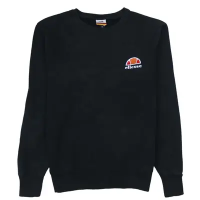 Ellesse Vintage 90's Medium Black Crew Neck Sweatshirt, Lightweight To