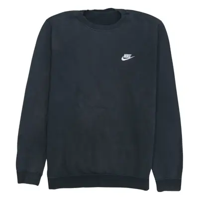 Nike Vintage 90's Black Swoosh Crew Neck Sweatshirt Men's Medium