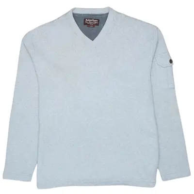 Vintage 90's Marlboro V Neck Grey Sweatshirt XLarge