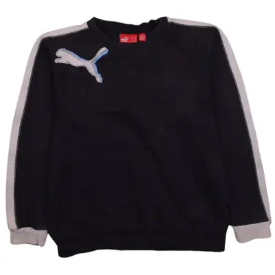 Puma Vintage 90's Women's Large Navy Crewneck Sweatshirt Fleece