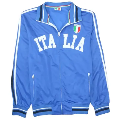 Italy Blue Track Jacket 00s Y2K – Size Medium