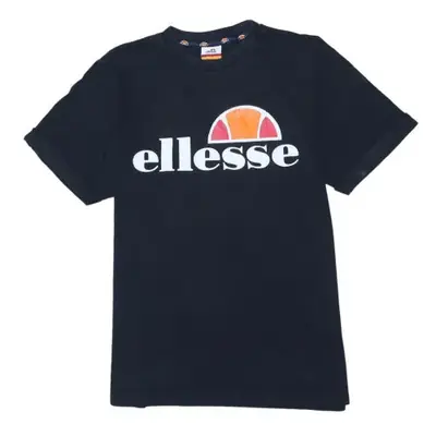 Ellesse Black T Shirt Women’s Large Printed Big Logo Crewneck Casual T