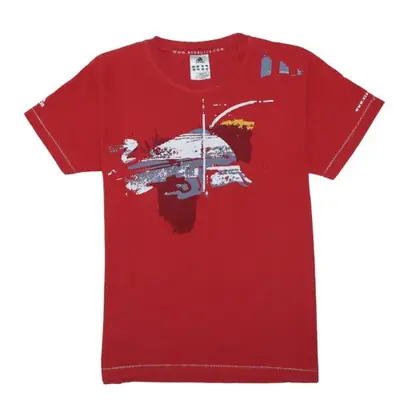 Adidas Red Graphic T Shirt Women’s Medium Printed Logo Red Bull Racing