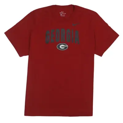 Nike Burgundy Red T Shirt Women's XXLarge Printed Georgia Logo Graphic