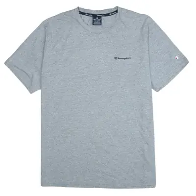 Champion Grey T Shirt Men's XXLarge Small Script Logo Short Sleeve Cas