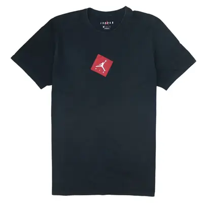 Vintage Jordan 90's Large Black Short Sleeves Crew Neck T-Shirt