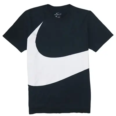 Nike Vintage 90s Men's Medium Black Crew Neck Short Sleeve Tee