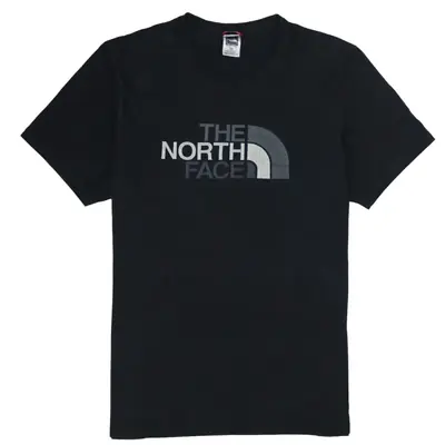 The North Face Vintage 90's Black Spellout Short Sleeve T-Shirt Medium