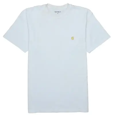 Vintage Carhartt 90's Short Sleeve Crew Neck T-Shirt White Small