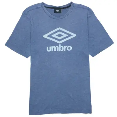 Umbro Vintage 90's Short Sleeve T-Shirt Medium Blue Spellout