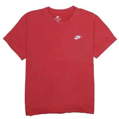 Vintage Nike 90's Red Swoosh Short Sleeve Tee Men's Large