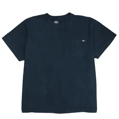 Dickies Black 90's Crew Neck T-Shirt Short Sleeves XXXLarge (3XL)