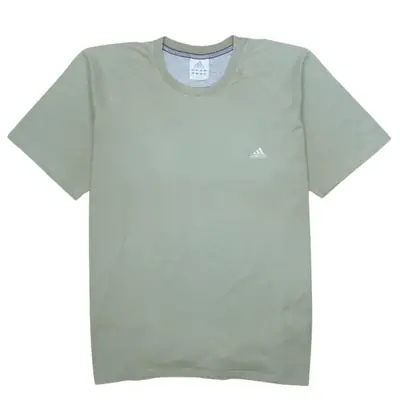 Adidas Vintage 90's Crew Neck T-Shirt XLarge Green Men's Short Sleeves
