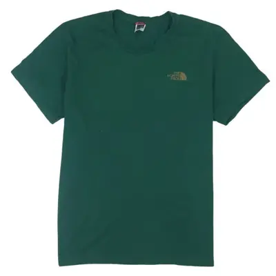 The North Face Dark Green T Shirt Men’s XLarge Printed Chest Logo Back