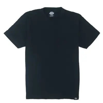 Dickies Black T Shirt Men’s Medium Small Logo Tag Crewneck Casual Top 