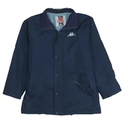 Kappa 90's Vintage Navy Blue Windbreaker XLarge