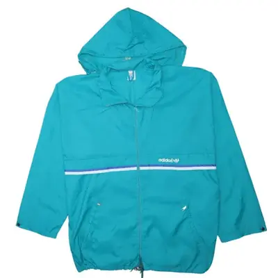 Adidas Teal Windbreaker Jacket 90s – Size M
