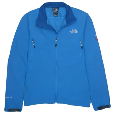 Vintage 90's The North Face Lightweight Full Zip Blue Windbreaker Medi