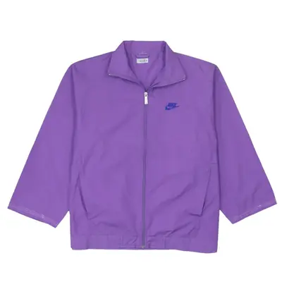 Vintage Nike 90's Purple Swoosh Full Zip Windbreaker Men's Large