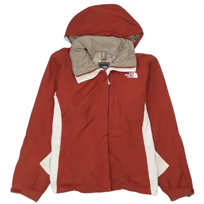 The North Face 90's Hooded Full Zip Up Windbreaker Medium Burgundy Red