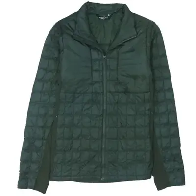 The North Face Dark Green Insulated Jacket Men's XLarge Quilted Pertex