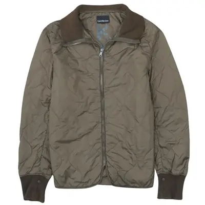 Calvin Klein Jeans Brown Quilted Jacket - Medium