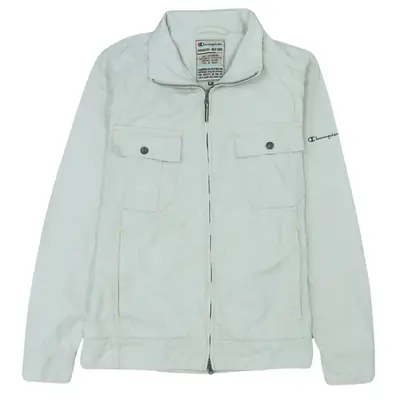 Champion Pale Blue Jacket 00s Y2K – Size M