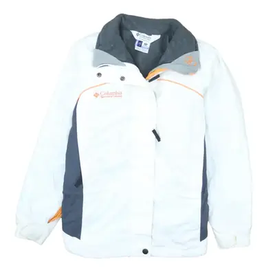 Columbia White Jacket 00s Y2K - Size L