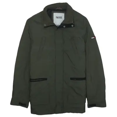 Tommy Hilfiger Navy Nylon Jacket 90s - Size M
