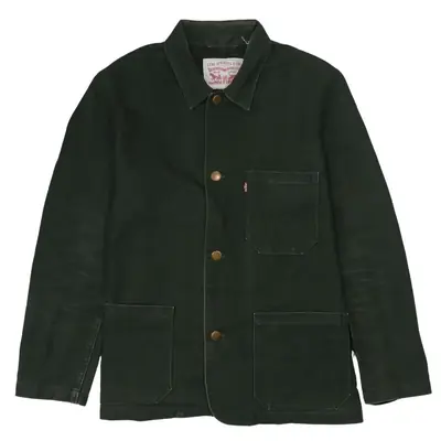 Vintage 90's Levi Strauss &Co Large Green Windbreaker Jacket