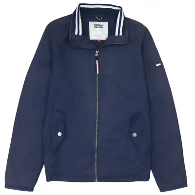 Tommy Jeans 90's Navy Blue Lightweight Zip Up Windbreaker Medium